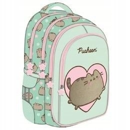 Plecak szkolny młodzieżowy kot Pusheen mint St Majewski