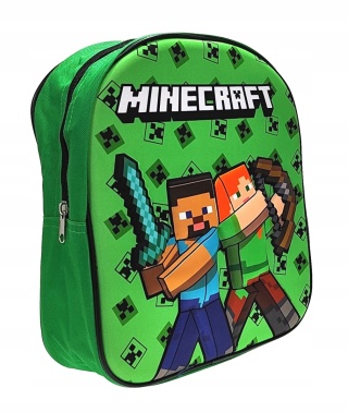 Plecak do przedszkola wycieczkowy MINECRAFT Steve Alex wypukły 3D