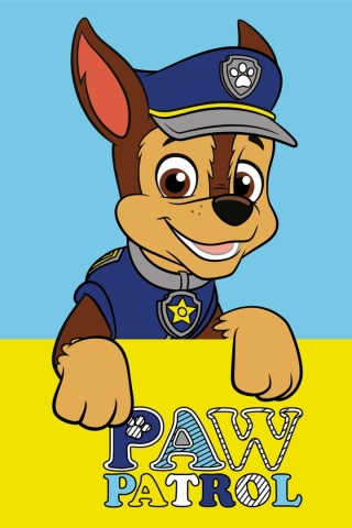 Ręcznik do rąk i twarzy przedszkola PSI PATROL CHASE 30X50