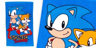 Ręcznik do rąk i twarzy przedszkola Sonic 30X50