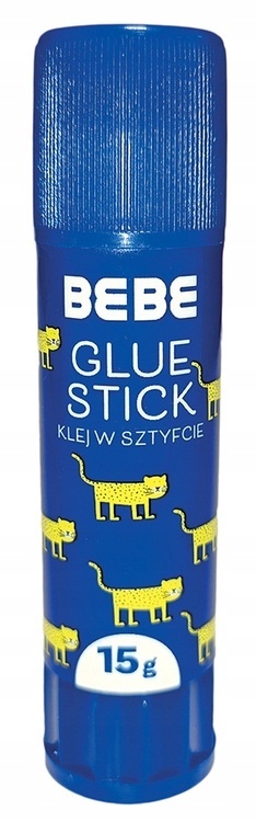 Klej w sztyfcie do papieru i tektury szkolny BEBE KIDS INTERDRUK 1 szt 15 g