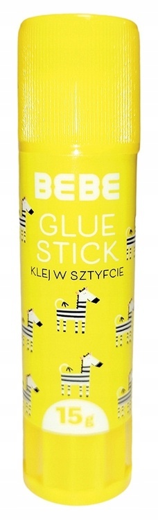 Klej w sztyfcie do papieru i tektury szkolny BEBE KIDS INTERDRUK 1 szt 15 g