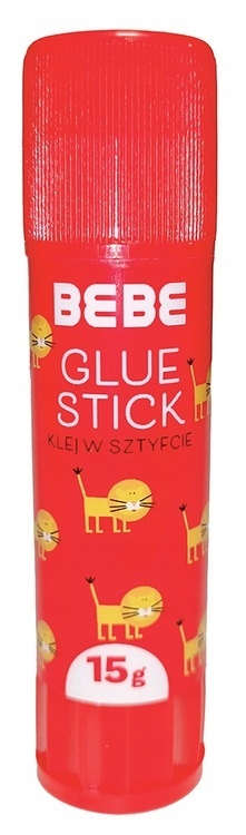 Klej w sztyfcie do papieru i tektury szkolny BEBE KIDS INTERDRUK 1 szt 15 g