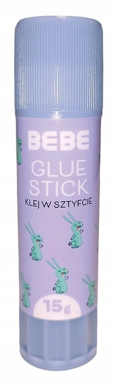 Klej w sztyfcie do papieru i tektury szkolny BEBE KIDS INTERDRUK 1 szt 15 g