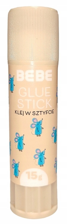 Klej w sztyfcie do papieru i tektury szkolny BEBE KIDS INTERDRUK 1 szt 15 g