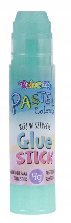 Klej w sztyfcie do papieru wykręcany COLORINO 9g pastel