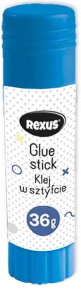 Klej w sztyfcie uniwersalny szkolny Rexus 36g