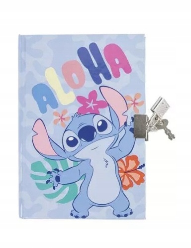Lilo i Stitch sekretny pamiętnik długopis naklejki cekiny gumka