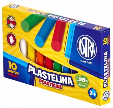 Plastelina 10 kolorów ASTRA Plastelina 10 kolorów ASTRA