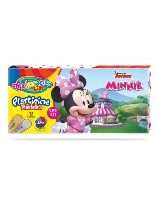 Plastelina 12 kolorów COLORINO MYSZKA MINNIE