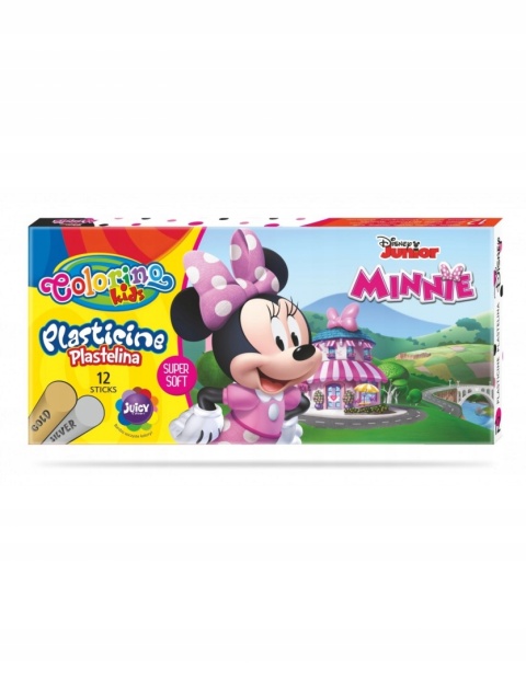 Plastelina 12 kolorów COLORINO MYSZKA MINNIE