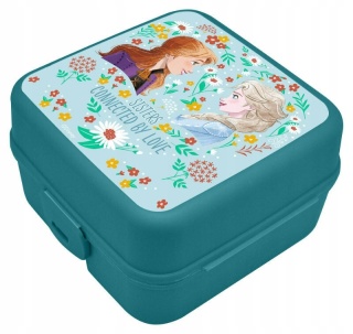 Śniadaniówka chlebak LUNCH BOX trzykomorowa dzielona Kraina Lodu Frozen