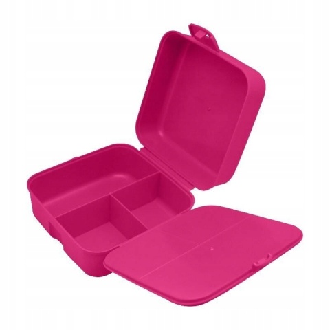 Śniadaniówka chlebak LUNCH BOX trzykomorowa dzielona Świnka Peppa