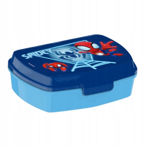 Stich bidon aluminiowy 500ml + śniadaniówka w pudełku Spidey