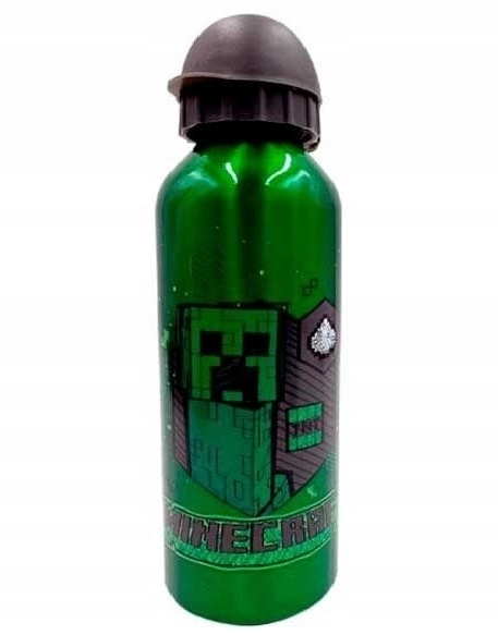 Bidon aluminiowy z ustnikiem MINECRAFT Creeper 500ml