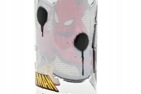 Bidon butelka na wodę ze słomką i paskiem Tritan Spiderman