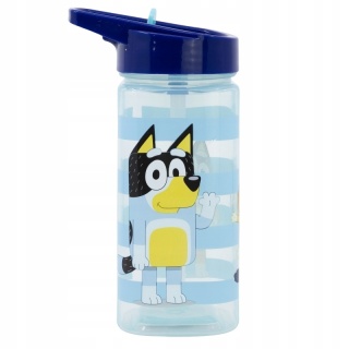Bidon kubek ze słomką pieski Bingo I Bluey kwadrat 530ml