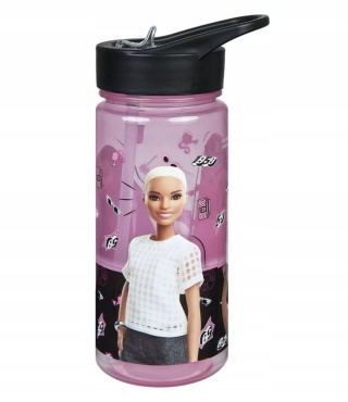 Bidon na wodę kubek ze słomką ustnikiem Barbie 500ml
