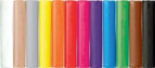 Plastelina 12 intensywnych kolorów BeBe Friends Interdruk