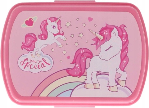 ŚNIADANIÓWKA LUNCH BOX UNICORN JEDNOROŻEC chlebak