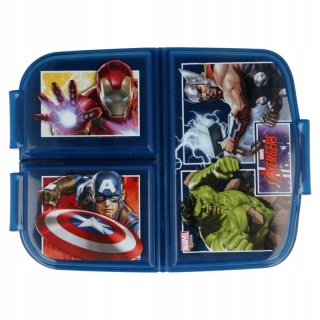 ŚNIADANIÓWKA trzykomorowa lunch box AVENGERS HULK