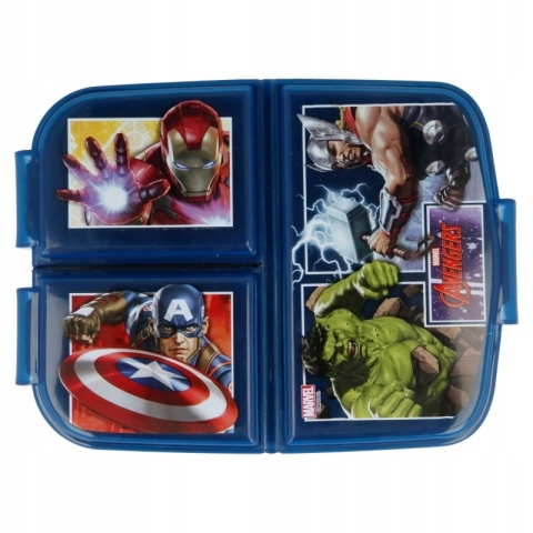 ŚNIADANIÓWKA trzykomorowa lunch box AVENGERS HULK