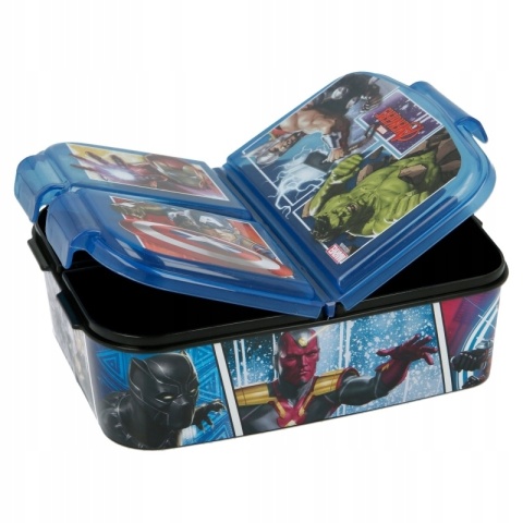 ŚNIADANIÓWKA trzykomorowa lunch box AVENGERS HULK