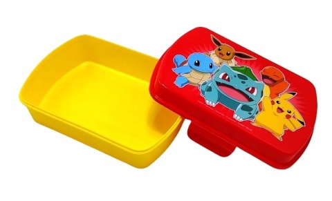 Śniadaniówka chlebak LUNCH BOX + bidon sport 350 ml POKEMON