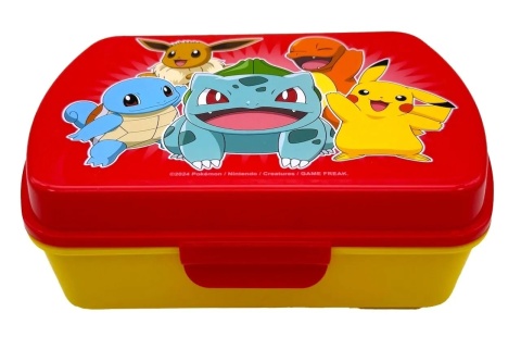 Śniadaniówka chlebak LUNCH BOX + bidon sport 350 ml POKEMON