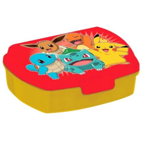 Śniadaniówka chlebak LUNCH BOX + bidon sport 350 ml POKEMON