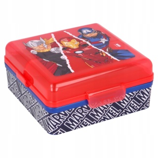 Śniadaniówka trzykomorowa lunch box AVENGERS