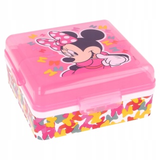 Śniadaniówka trzykomorowa lunch box MYSZKA MINNIE
