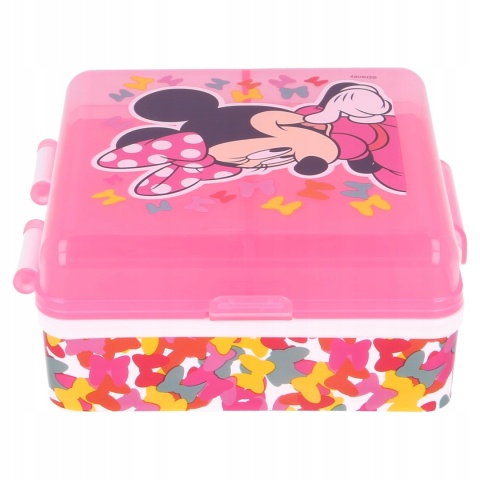 Śniadaniówka trzykomorowa lunch box MYSZKA MINNIE