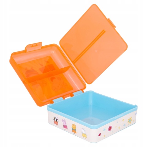 Śniadaniówka trzykomorowa lunch box PEPPA PIG