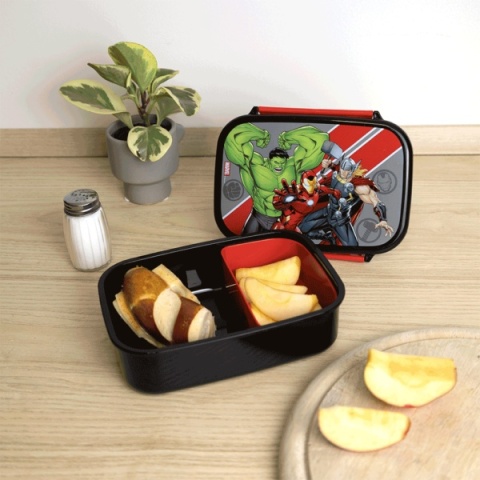 Śniadaniówka z przegródkami chlebak lunchbox Avengers Iron Man Hulk
