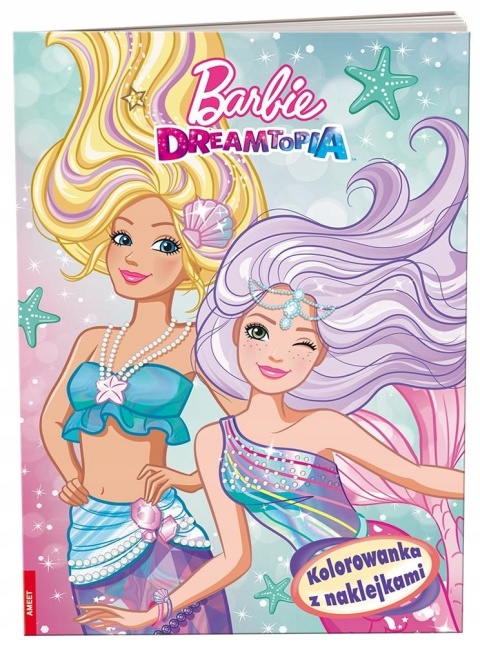 BARBIE Dreamtopia kolorowanka z naklejkami