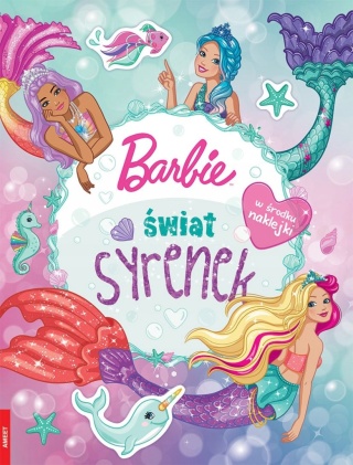 Barbie świat syrenek rebusy naklejki