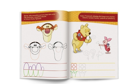 Ćwiczę szlaczki DISNEY Kubuś Puchatek i Przyjaciele