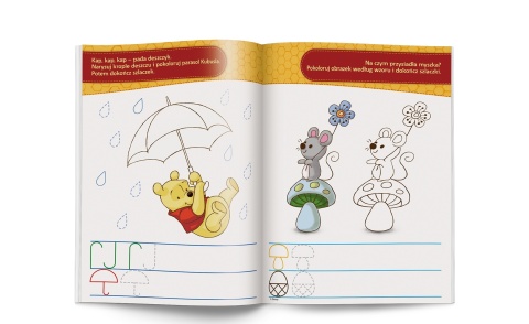 Ćwiczę szlaczki DISNEY Kubuś Puchatek i Przyjaciele