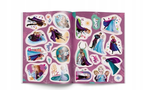 Disney Kraina Lodu Frozen kolorowanka z naklejkami