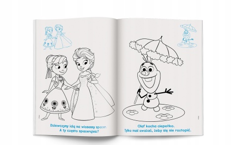 Disney Maluch Kraina Lodu Frozen kolorowanka z naklejkami