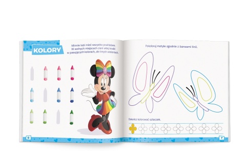 Disney Uczy Classic Elementarz przedszkolaka 3 lata zadania naklejki