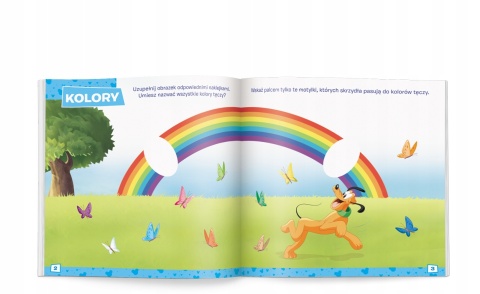 Disney Uczy Classic Elementarz przedszkolaka 3 lata zadania naklejki