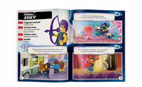 LEGO Dreamzzz Świat snów komiks z zadaniami + figurka Zoey