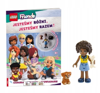 LEGO FRIENDS Jesteśmy różni, jesteśmy razem komiks z zadaniami + figurka