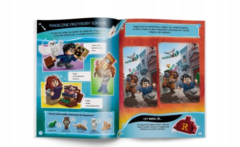 LEGO Harry Potter Ruszaj do akcji komiks z zadaniami + magiczne przedmioty