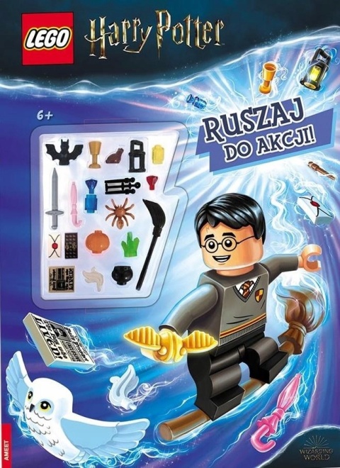 LEGO Harry Potter Ruszaj do akcji komiks z zadaniami + magiczne przedmioty