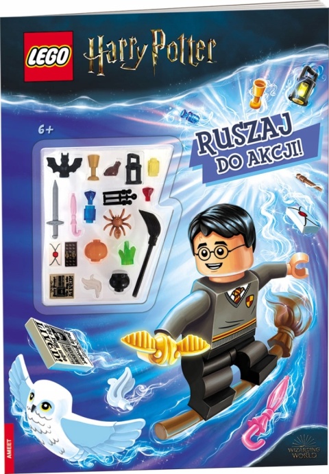LEGO Harry Potter Ruszaj do akcji komiks z zadaniami + magiczne przedmioty
