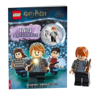 LEGO Ron i przyjaciele komiks z zadaniami + figurka Ron Weasley