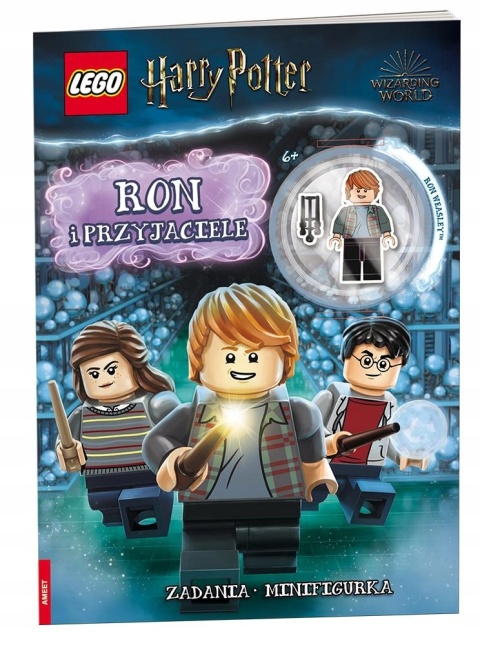 LEGO Ron i przyjaciele komiks z zadaniami + figurka Ron Weasley